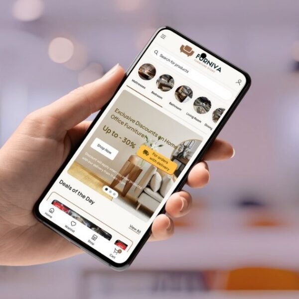 readymade wordpress furniture store website mobile layout