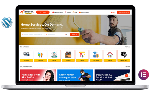 readymade wordpress multi service booking website